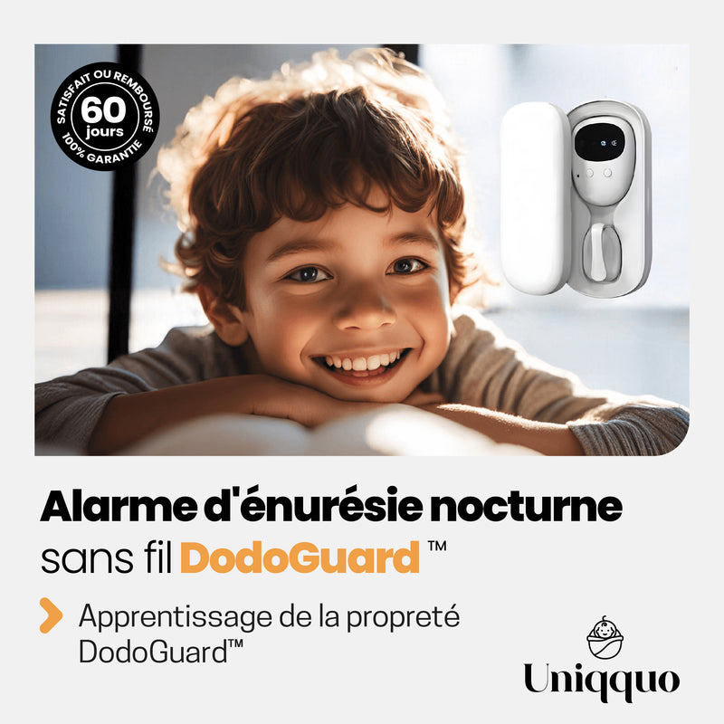 Alarme d'énurésie nocturne sans fil pour bébés et enfants, apprentissage de la propreté DodoGuard™
