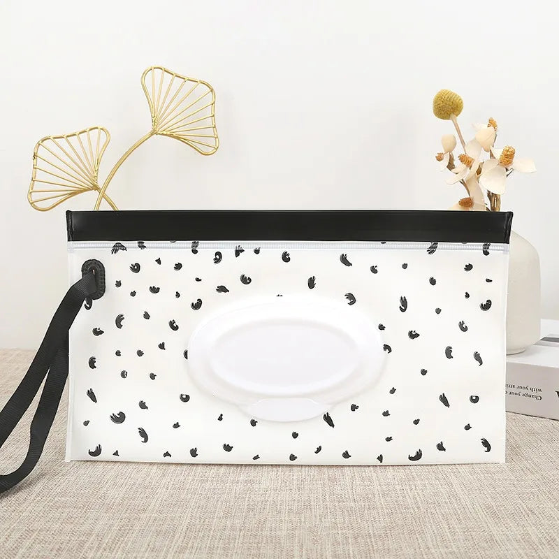 Sac pour lingettes humides pour bébé, boîte distributrice pour lingettes, pochette pour lingettes, étui à mouchoirs Maengu, porte-mouchoirs à eau