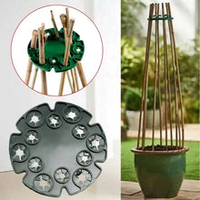 Cargar imagen en el visor de la galería, Support pour plantes de jardin, connecteur pour plantes de balcon, plateau de protection, poteau en bambou, pile d&#39;escalade de jardin 1 pièce
